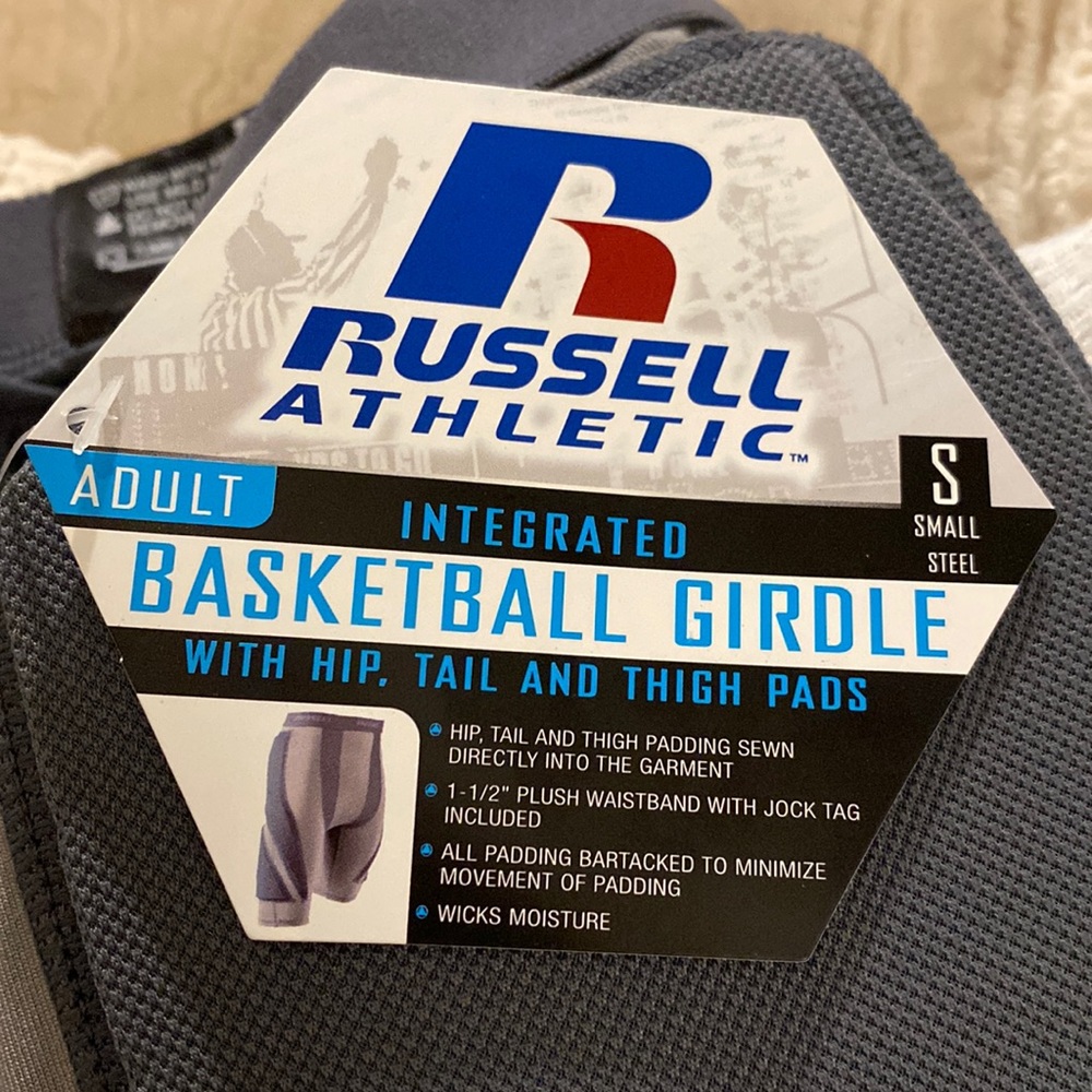 Russell Grey Adult Integrated Basketball Girdle